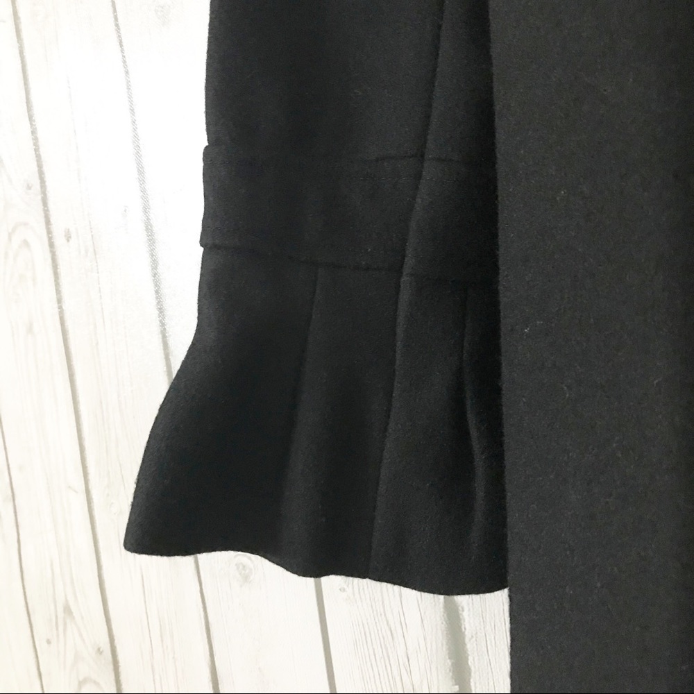 Express Wool Coat With Leopard Print Interior (Xs) - image 6